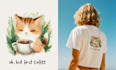 create trendy graphic vintage streetwear tshirt designs