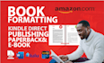 book formatting for your ebook or paperback for amazon, kindle, KDP