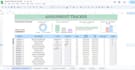 customize student planner assignment tracker in google sheets