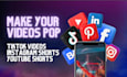edit tiktoks, reels, shorts, with captions and vfx