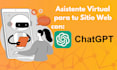 chatbot con chatgpt en tu web o ecommerce  asistente virtual ia