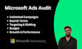 setup, audit, and manage microsoft bing ads PPC campaign
