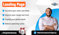 landing pages to capture leads and increase sales