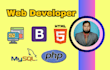 be your web developer in PHP, any framework and database