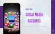 create and professionally setup your social media accounts