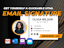 do HTML email signature, clickable, responsive email signature