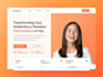 develop  react js website ,  landing page