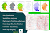 perform map preparation and spatial data analysis