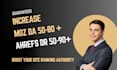 increase website domain authority with high authority backlinks