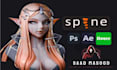 animate your 2d game character in spine pro