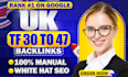 rank your website on google 1st using white hat dofollow SEO backlinks