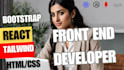 be your mern stack front end web developer using react js, html, css