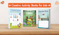 do creative kids activity book cover and interior pages