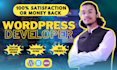 be your wordpress developer and wordpress website manager