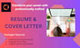 write a creative resume and cover letter writing