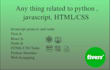 your full stack developer python and javascript solutions