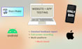 do website testing, beta testing, app testing, uat, and QA