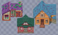 create building or isometric pixel art