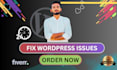 fix elementor errors, wordpress critical issues, wocommerce bug, provide wp help