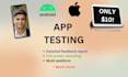 do quality ios and android app testing and summary report