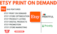 manage etsy store setup, pod store setup integration