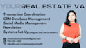 be your real estate virtual assistant