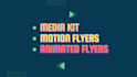 design motion flyers for facebook,instagram, and others platform