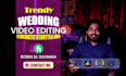 do cinematic wedding video editing with storytelling