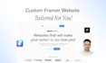 design and develop a professional website in framer