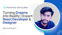 craft your dream website as expert react web developer