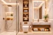 design 3d bathroom and photorealistic render for architects