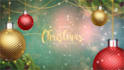add logo and text in christmas greetings video