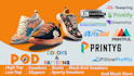 do unique shoe and sneaker design for your pod needs