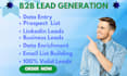 do targeted b2b lead generation and prospect email list building