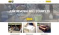 design junk removal website dumpster website waste removal website