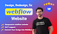 design, redesign webflow website, webflow expert