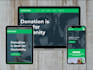create charity website design