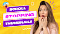 design an eye catching youtube thumbnail