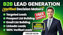 do targeted b2b lead generation, linkedin leads and verified email list building