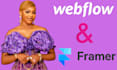 convert figma to framer hubspot shopify webflow website framer motion website