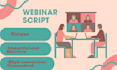 write your webinar script for presentation