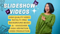 make business ads slideshow videos with ai voice over
