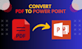 convert PDF to powerpoint templaten