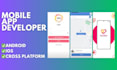 develop custom mobile apps flutter, react native, android, ios