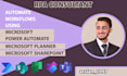 teach and develop power automate desktop, cloud flows and excel automation