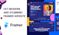 design a modern framer website