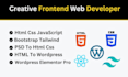 be best react js frontend web developer and wordpress elementor designer expert