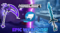 make spectacular minecraft java 3d modeled weapons