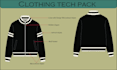 do clothing tech pack and flat sketch for the manufacturer