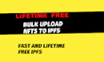 upload your bulk nfts collection to ipfs